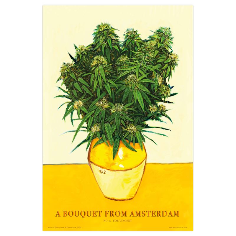 A Bouquet from Amsterdam Poster by Debbie Lear