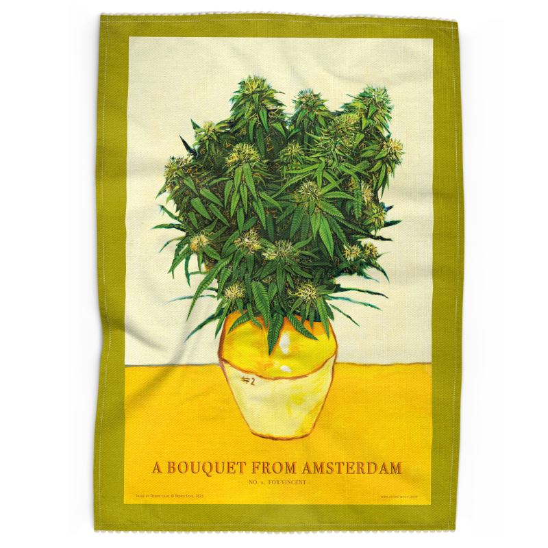 A Bouquet from Amsterdam Tea Towel No. 2