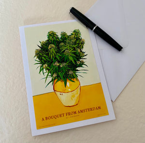 A Bouquet from Amsterdam No. 2 Blank Greeting Card