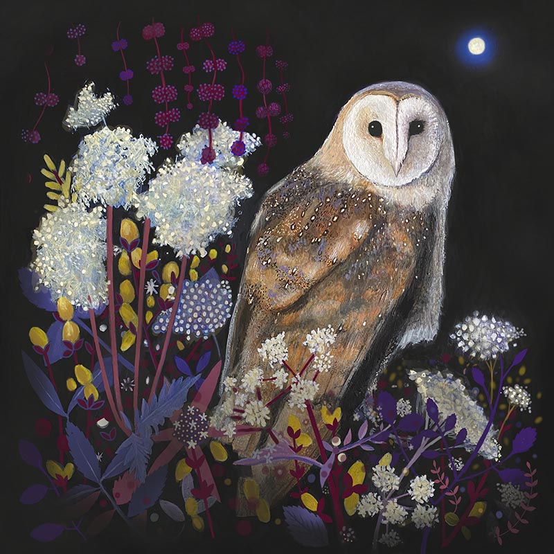 Owl Art Card